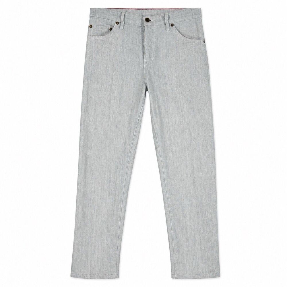 Raleigh Denim Alexander Mens 30x30 Gray Straight Jeans Handcrafted USA Made